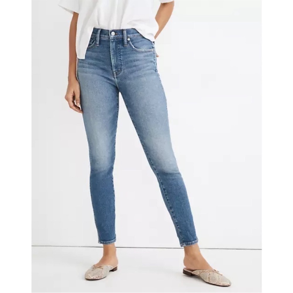 Madewell 10 inch High Rise Skinny Crop Jeans